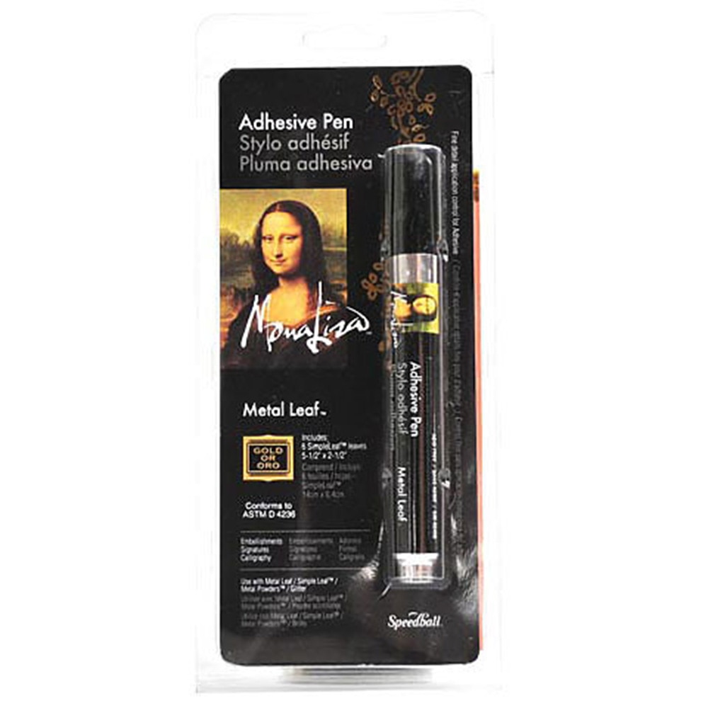 Mona Lisa, Adhesive, Pen